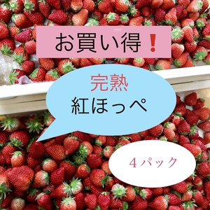 12月〜★形色々、大小混合品★　4パック　色んな大きさを食べ比べてみてください！