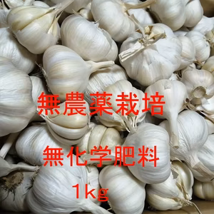 無農薬、無化学肥料、にんにく 4kg
