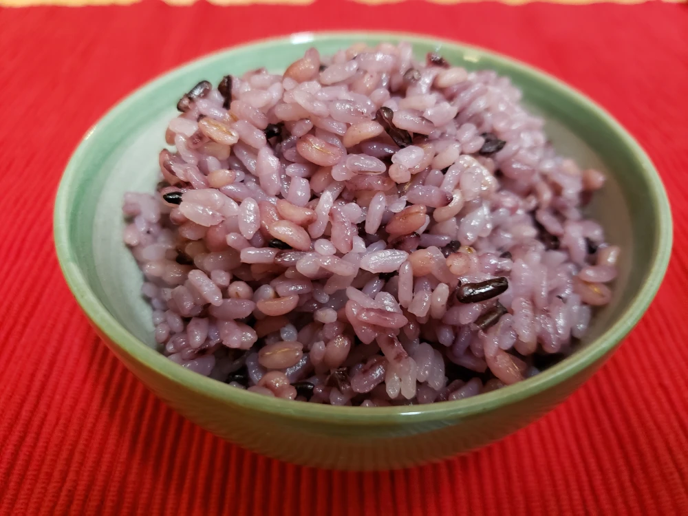 有機栽培米 黒米【古代米】 国内産（５0０ｇ）ﾊﾟｯｸ｜米・穀類の商品