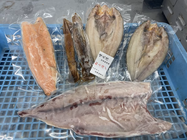 鮮度一番‼️一夜干し、イカの沖漬け、イナダの半身セット‼️