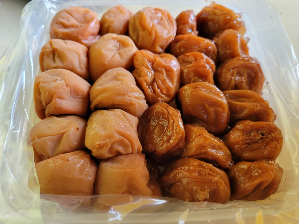 梅専門農家 みっちゃんの白干し梅 令和3年産と5年以上熟成させた梅干し