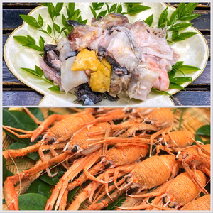 【出汁まで飲み干す】濃厚ガシャえびとぷるぷるアンコウ鍋！究極の深海セット