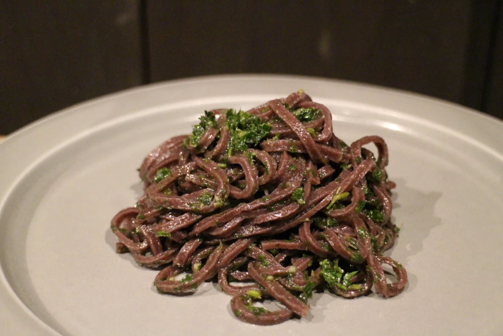 ★徳用14袋★古代米"誉"の極太生米麺（麺太7mm容量100g）