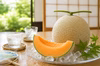 上品な甘さが広がる「宝玉メロン」｜めろん2玉