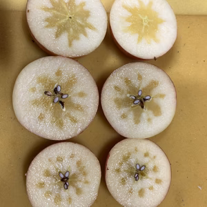 樹上完熟葉取らずこうとく箱込み2キロ12-16玉以内小玉だけど蜜入りして美味い！