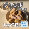 ボリューム満点！塩ゆで冷凍ジャンボ落花生１ｋｇ×2箱　通常サイズの約３倍！