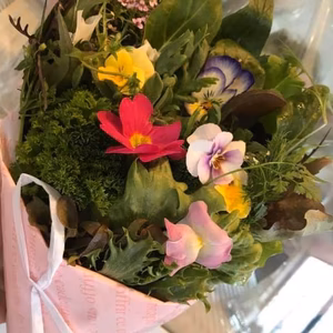 食べる花束！元祖ハーブサラダブーケ❤️