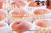 かたい桃(おどろき)の3kg(9-12玉)と2kg(6-8玉)１箱・笛吹八代町産