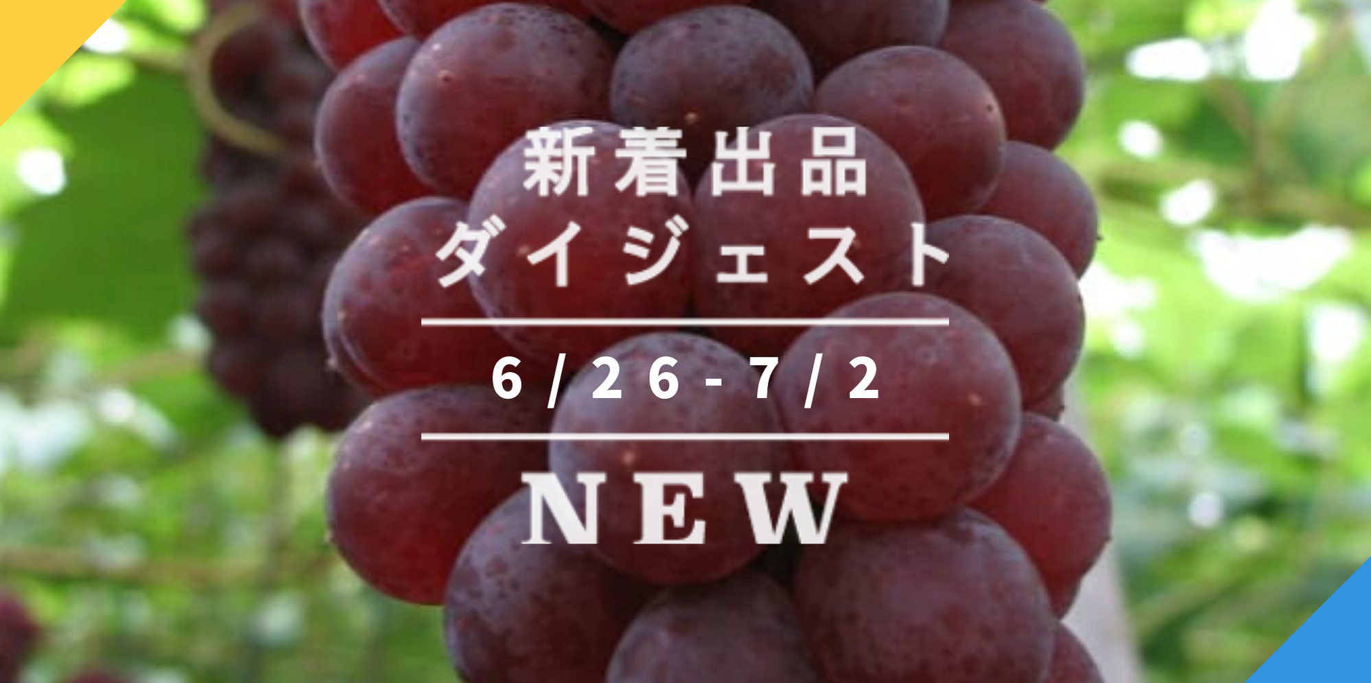 バックナンバー]今週のおすすめ後半②[宅配便編](2020年7月3日編