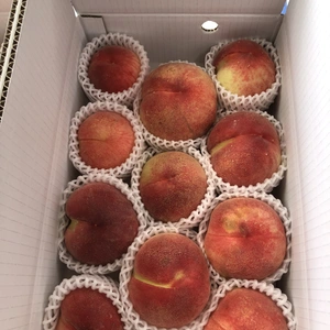 ヨシヒコの桃(規格外ver.)→キズや核割れ等の桃が入る事があります。