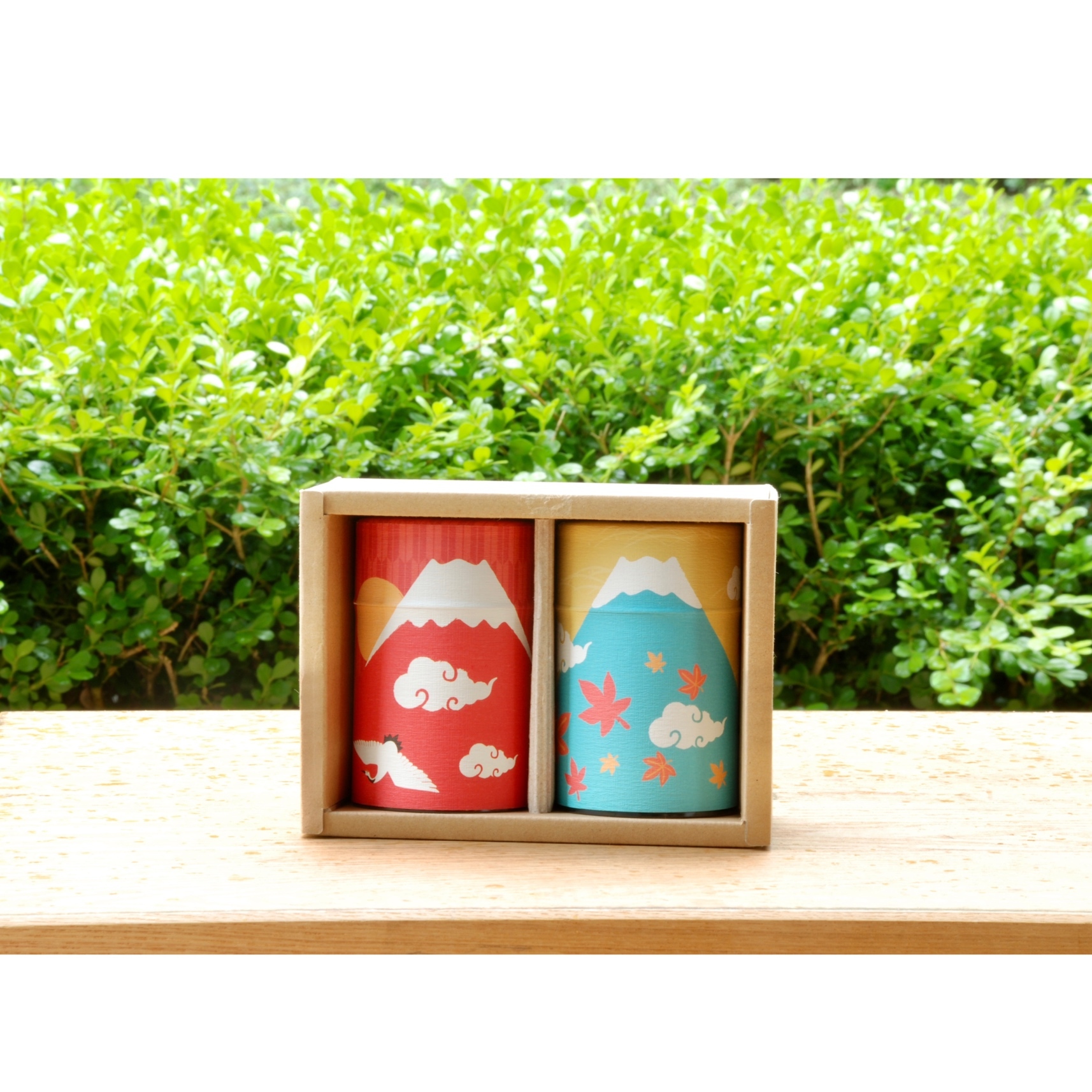 2025年摘み取り 】富士山缶ギフトセット（100g ×2缶）｜お茶セットの