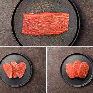【新商品】［～5/24まで］希少ステーキ３種お試し食べ比べセット（1.2kg）