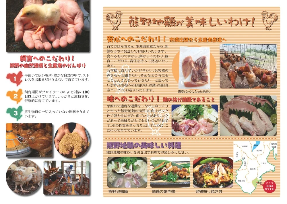 【熊野地鶏】1羽さばきと烏骨鶏卵
