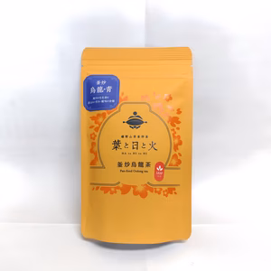 釜炒烏龍茶「葉と日と火」青（リーフ）