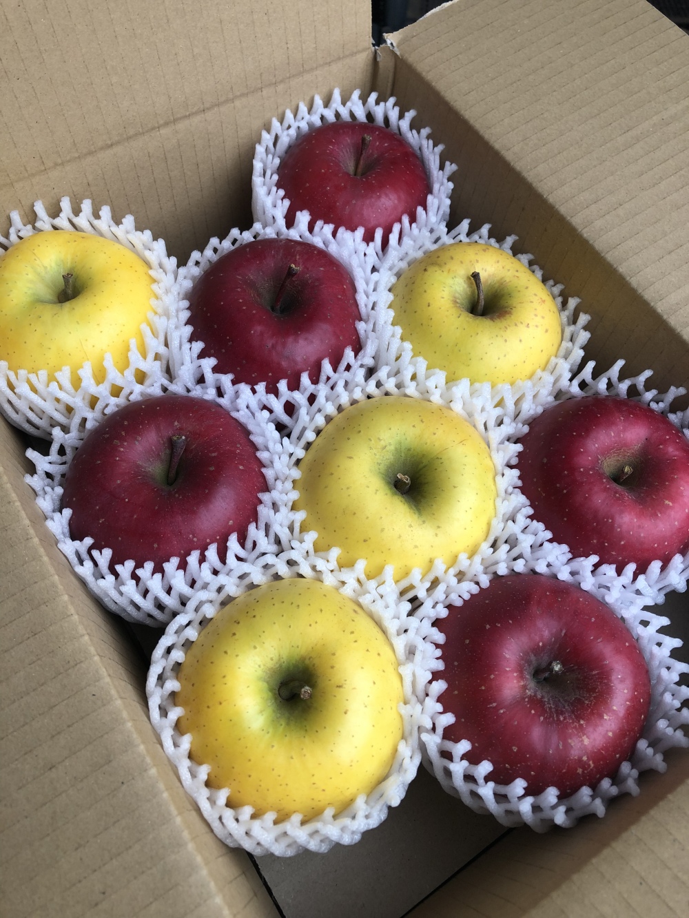 [ご好評につき再販❗️]ギフト品 濃厚❗️サンふじ&シャキシャキ✨シナノゴールド 約2kg(5〜6個)