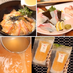 夏ギフト 鯛ごま茶漬け・鯛だし・鯛こぶ締め・鯛切り身ひものセット