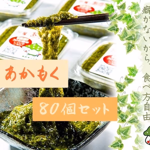 玄界灘産 アカモク ８０個セット ギバサ 海藻