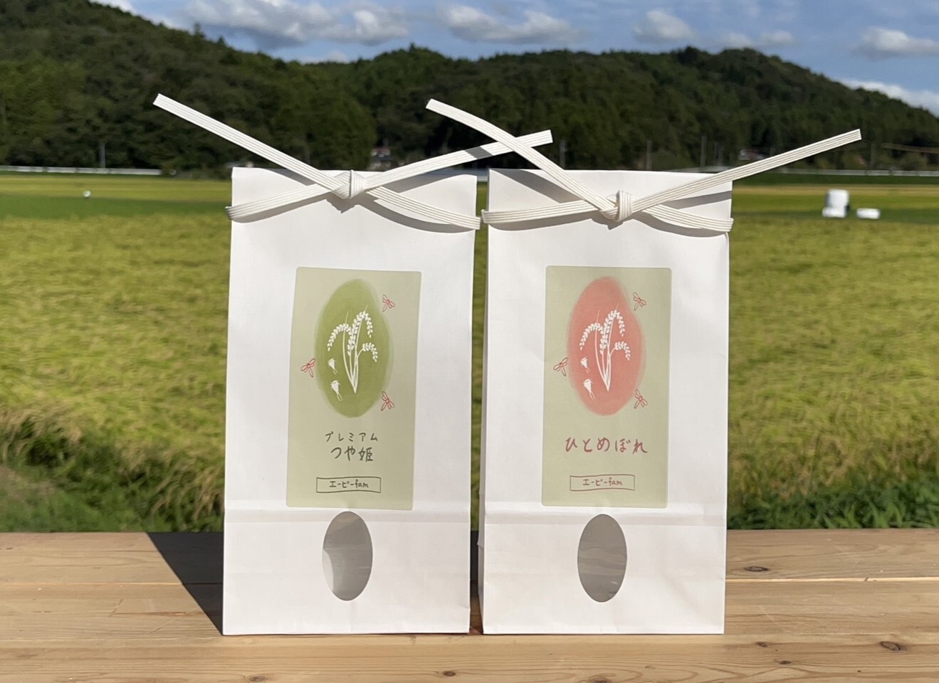 2024もっちり食べ比べセット[環境保全米]プレミアムつや姫・ひとめぼれ(白米) 白米1.5kg×2袋(3kg)