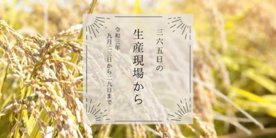 新米の発送スタートが増えてきたッ🌾9月最終週の30投稿だよ【9月23〜29日の生産現場から】