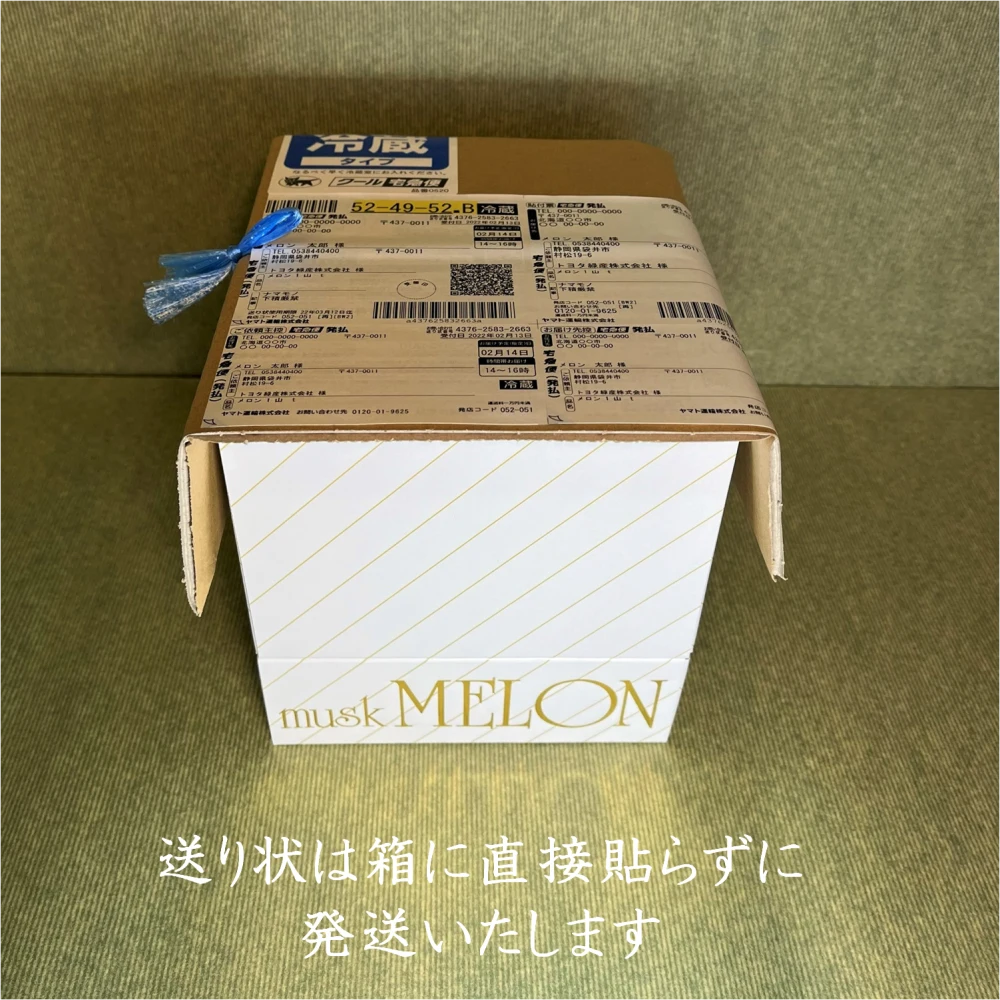 肥料屋さんが作った”あま～い”メロン　11月24日発送/贈答用/数量限定