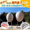 小さいだけの格外品‼　スモールサイズの白タマゴ×130個(^^)/