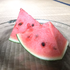 【訳あり】夏の香『小玉西瓜』(農薬-化学肥料不使用)