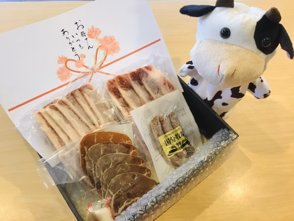 【母の日ギフト】国分牛バラカルビ300g+ビーフウィンナー+ブレザオーラ