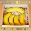 皮まで食べられる無農薬国産バナナ(5本以上1,100㌘以上)