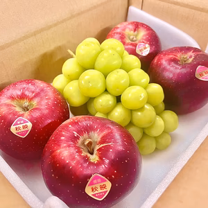 信州産『シャインマスカット×秋映（あきばえ）』食べ比べ‼︎