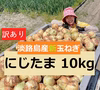 【訳】【肉厚ジューシー!!】淡路島産ブランド新玉ねぎ 『にじたま』訳あり10kg