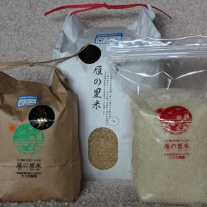 令和５年雁の里米(ひとめぼれ)農薬・化学肥料不使用 玄米　