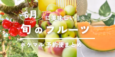 6月が旬の果物（さくらんぼ・メロン・梅等）旬食材 予約・購入も