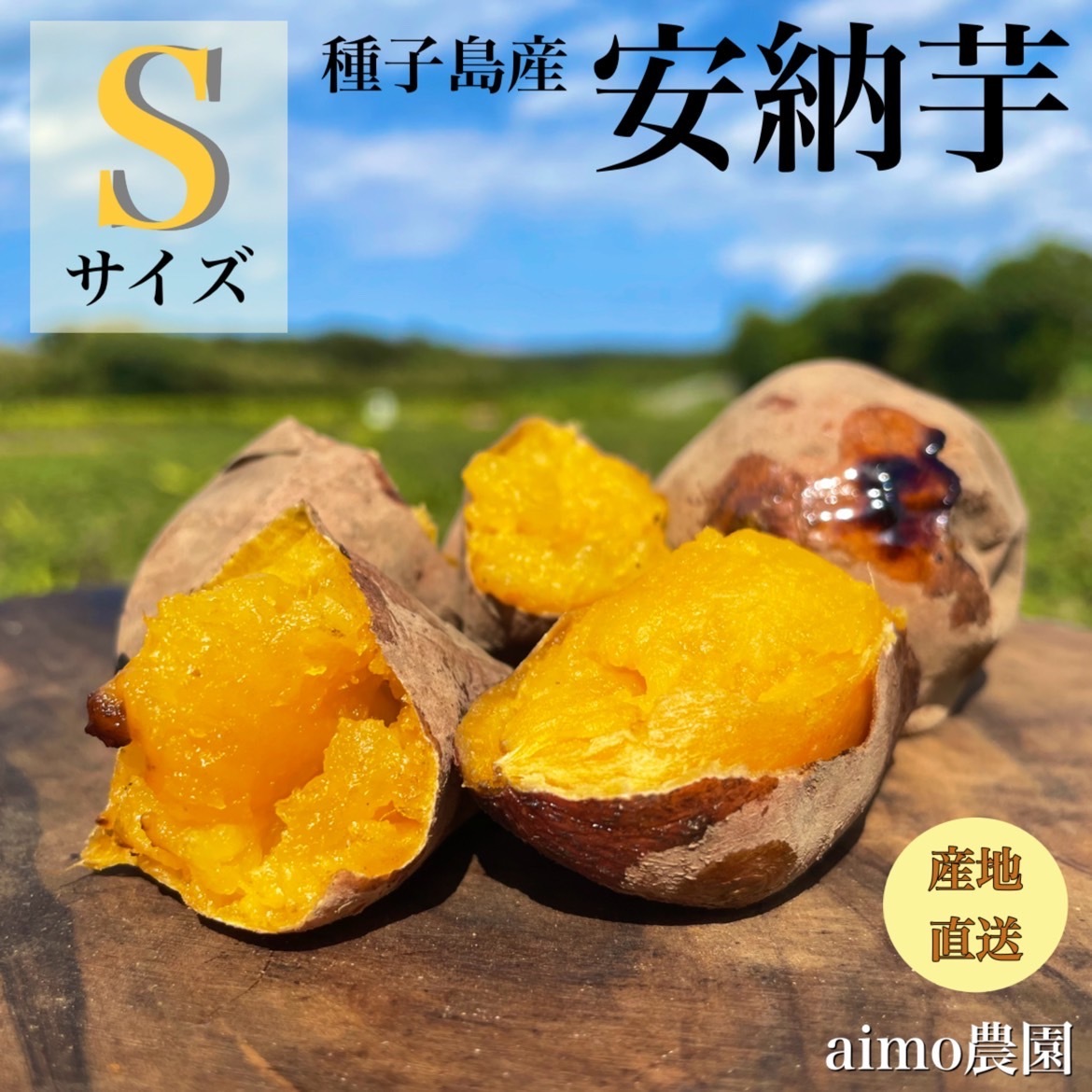 期間限定】aimo農園｜種子島産 新じゃが＆熟成安納芋(Sサイズ) セット