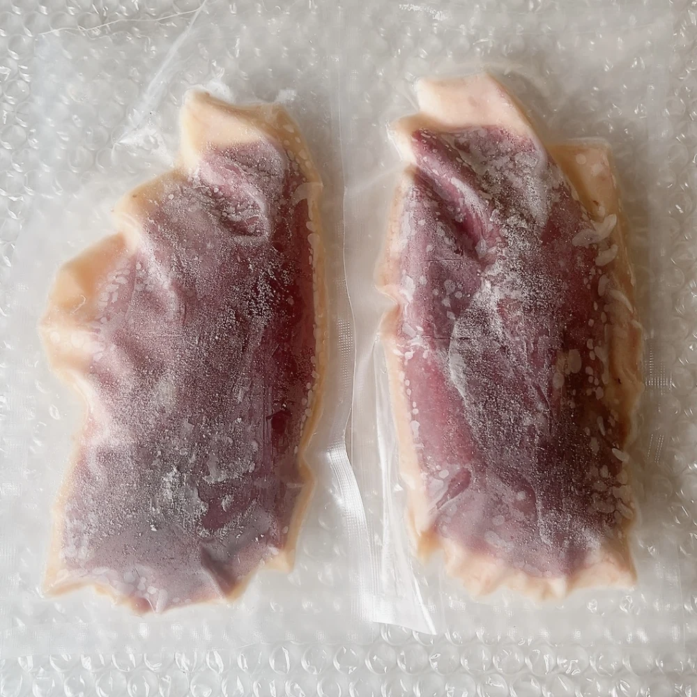 フランス鴨（バルバリー種）むね肉(約200g〜)2パック