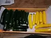 ズッキーニ　8本　（黄色、緑の混合）