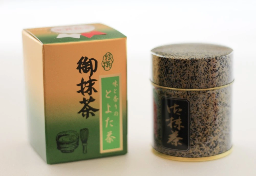 ご希望セット出品します!明治神宮奉納抹茶「豊樹の昔」２個 濃茶・薄茶茶道向き