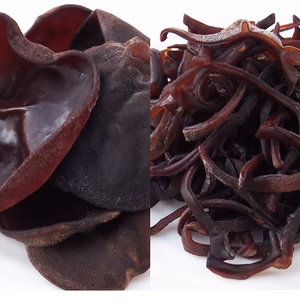 プリプリ生きくらげホール400g・スライス400gセット