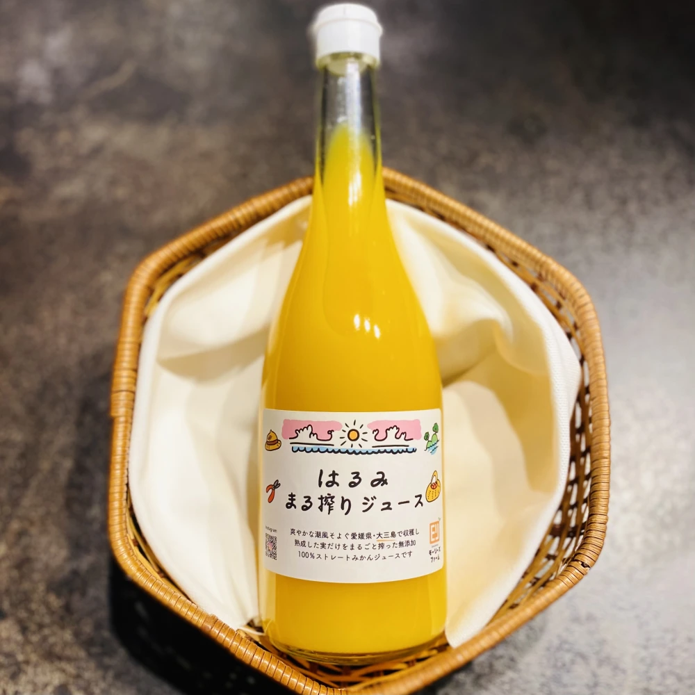 はるみ　まる搾りジュース　100%ストレートジュース　愛媛県産