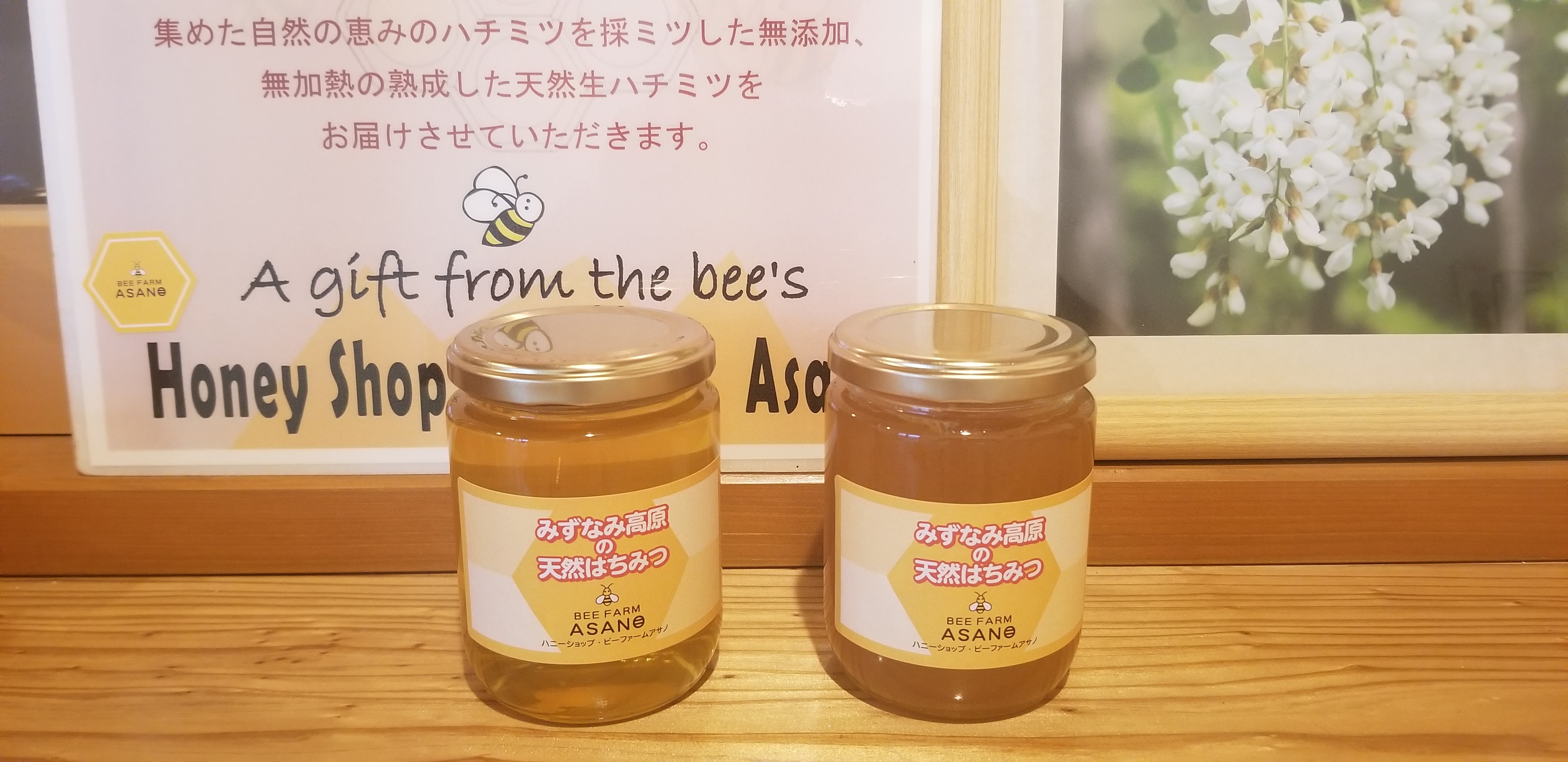 みずなみ高原の天然ハチミツ 山桜 アカシア｜蜂蜜の商品詳細｜ポケット