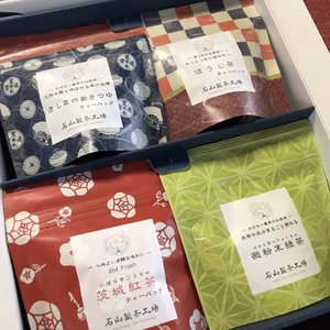 《ギフト》彩り茶箱 ティーバッグ3種＋粉末茶セット