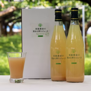 果樹農家の梨まる搾りジュース 720ml×2本入 ギフト・熨斗対応