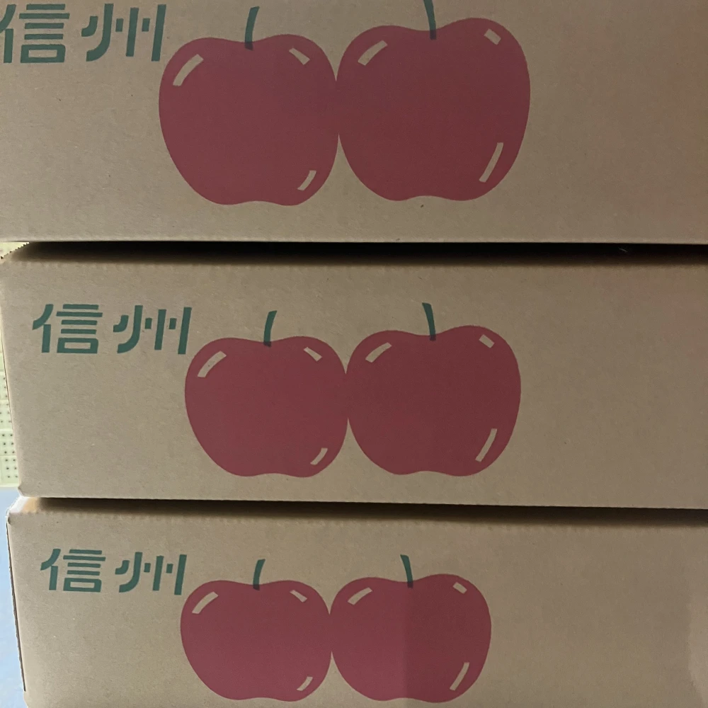 減農薬　訳ありサンふじりんご　小玉果のみ　3キロ箱入り〜 