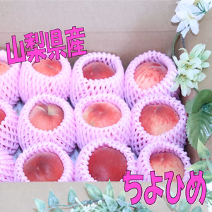 【山梨県産】甘さあふれるみずみずしく早生桃「ちよひめ」をお楽しみください