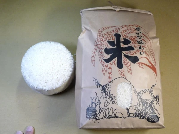 【毎月定期】福岡のお米の名産地宮若市から／自然栽培（無農薬）のお米！食味値78
