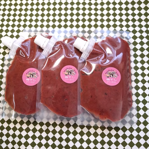 【ｸﾘｯｸﾎﾟｽﾄ】昔ながらのしょっぱい梅干し　ペースト（150g✖3ﾊﾟｯｸ）
