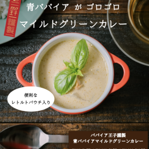〜青パパイアがゴロゴロ〜パパイア王子謹製・青パパイアマイルドグリーンカレー