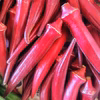 【赤オクラmix】緑500g＋赤10本（計60~75本程度) 太陽の光たっぷり！