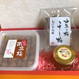 はちみつ梅干し、干し梅、梅ジャム詰め合わせ、無添加白干梅５００ｇ　干し梅1袋