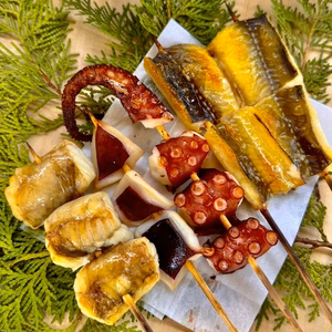 漁師直送！焼いても揚げても美味しい海鮮串セット(3種入り)