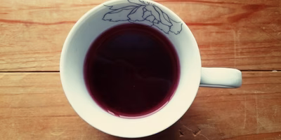 ベリージャムのお湯割りでほっこり